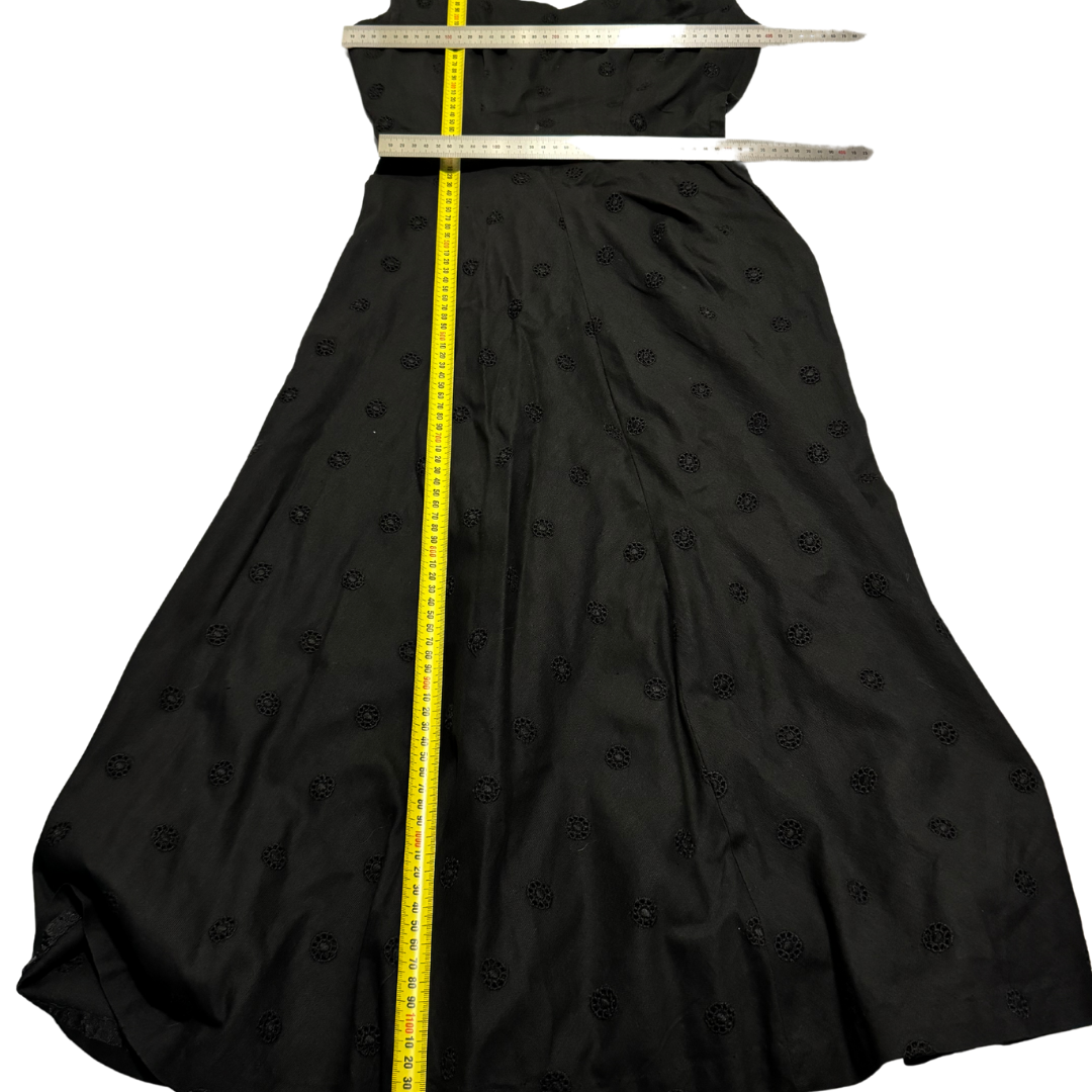 Johnny E Junior Black Vintage 1950s Dress