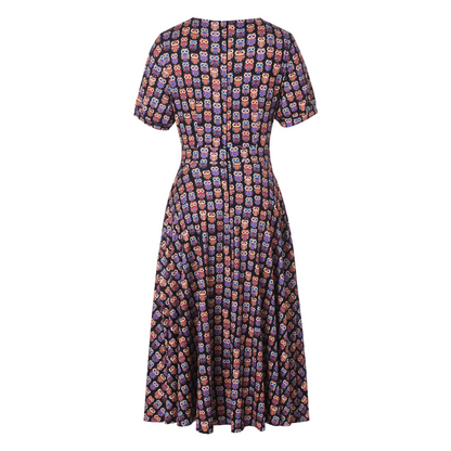 Dolly & Dotty Julia Owl Print Dress - shipping late April