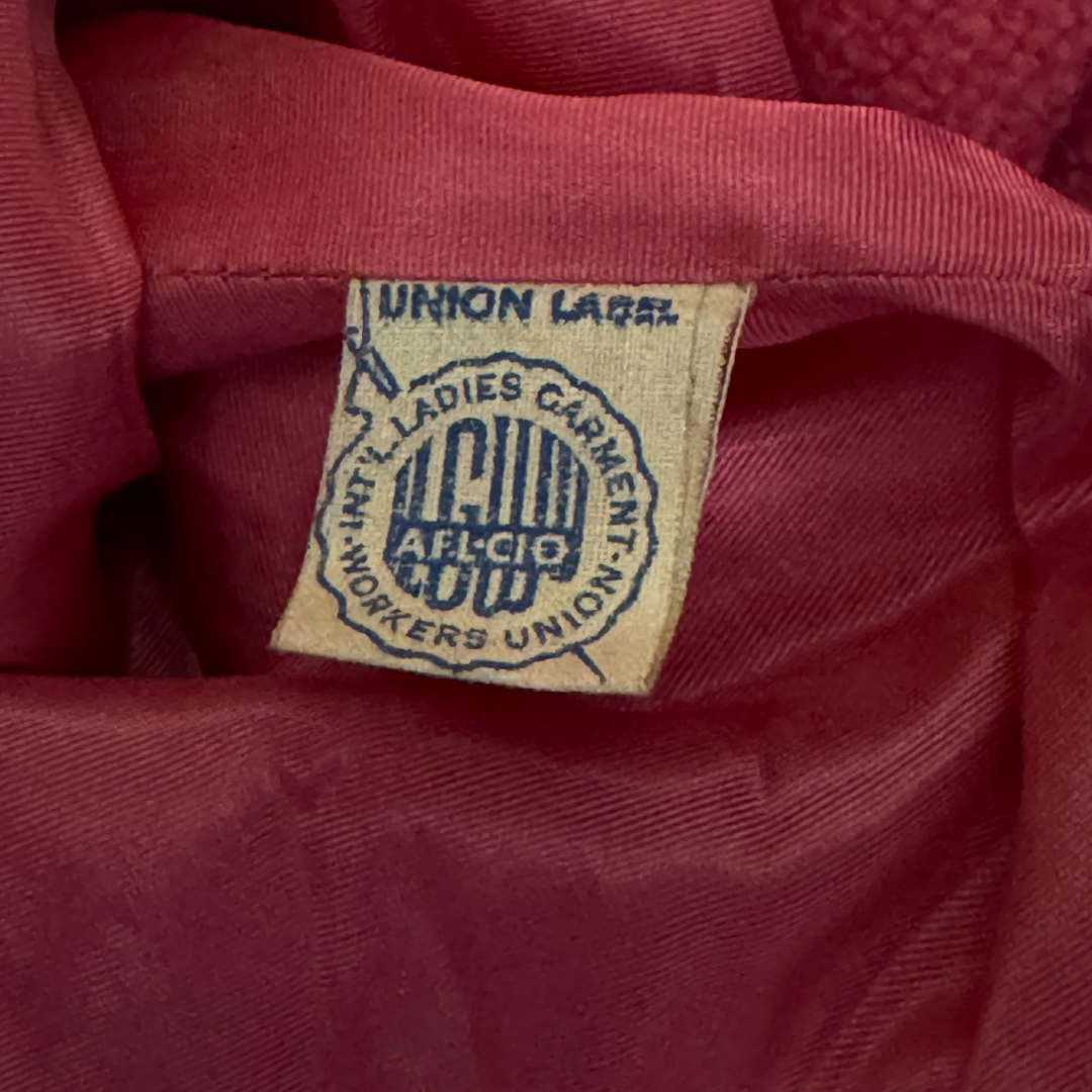 Junior-Aire Vintage 1950s Red Frock Coat RARE