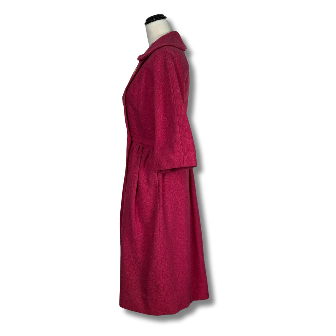 Junior-Aire Vintage 1950s Red Frock Coat RARE
