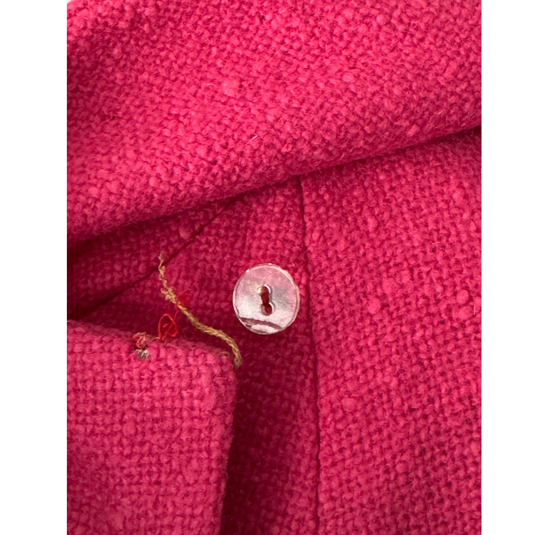 Junior-Aire Vintage 1950s Red Frock Coat RARE