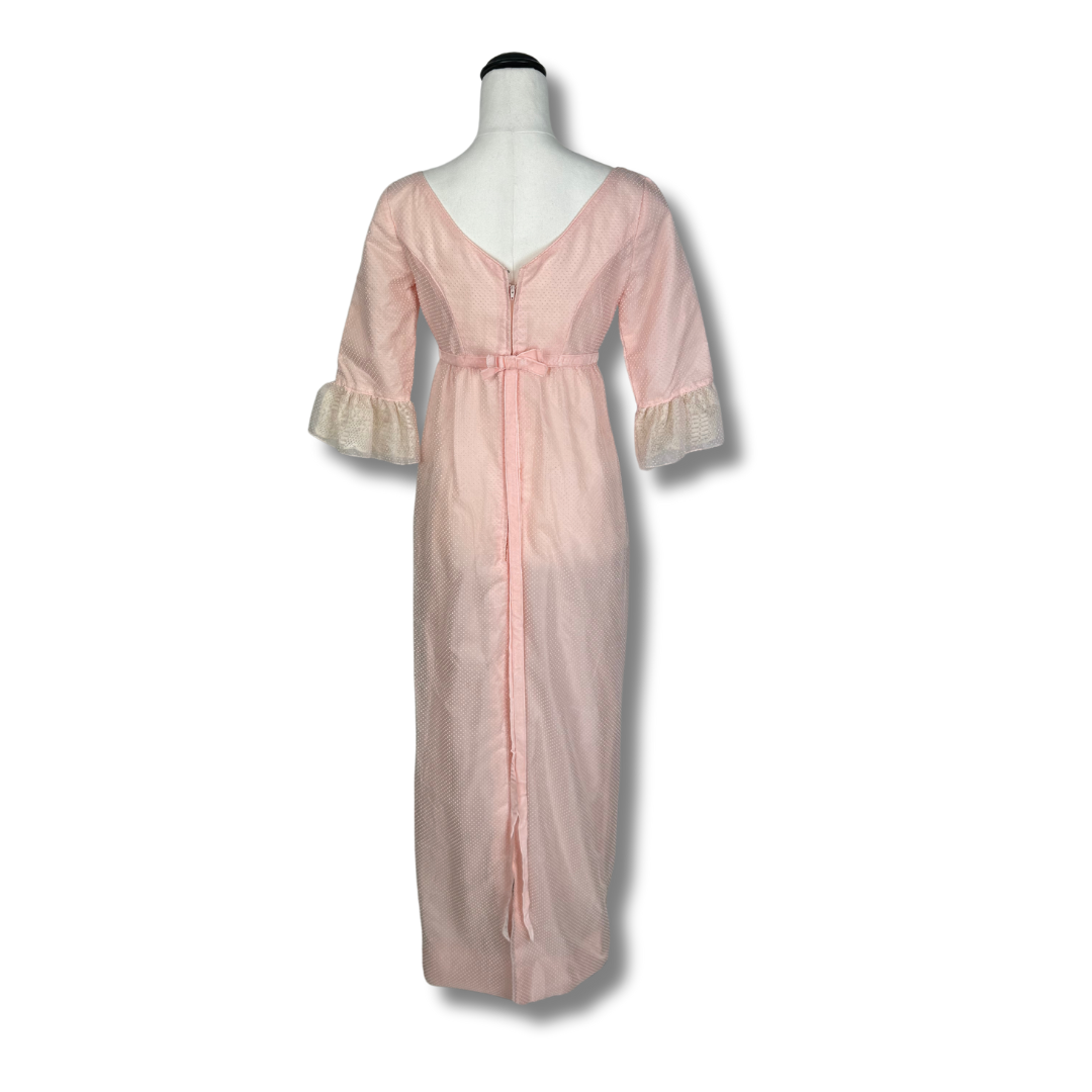 Lori Deb San Francisco Vintage Peach Maxi Dress