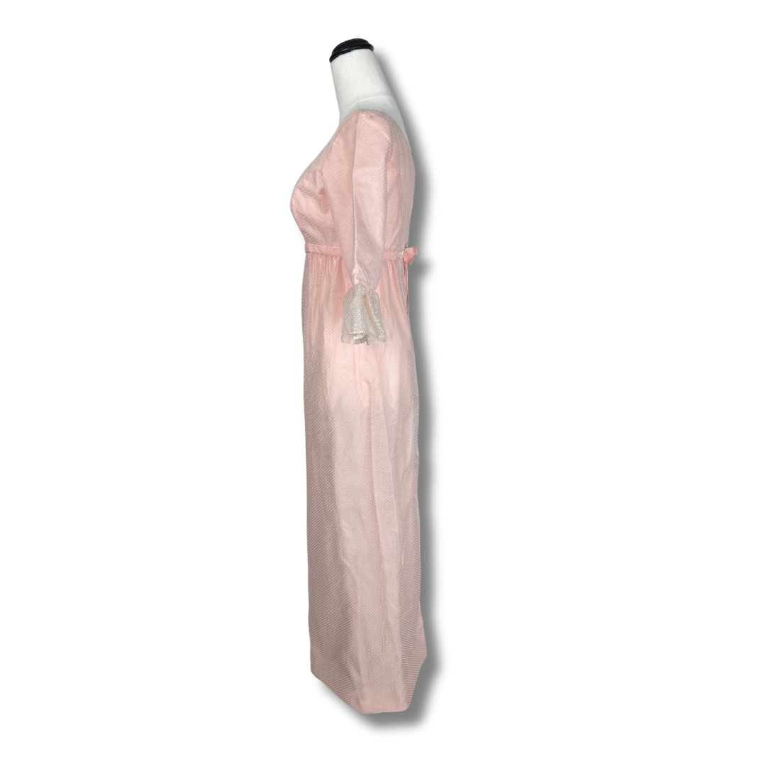 Lori Deb San Francisco Vintage Peach Maxi Dress