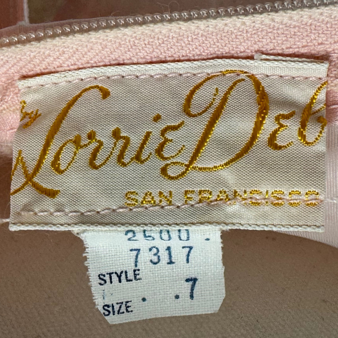 Lori Deb San Francisco Vintage Peach Maxi Dress