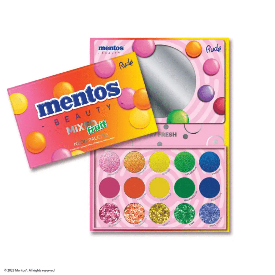 Rude Cosmetics Mentos Mixed Fruit Neon Palette