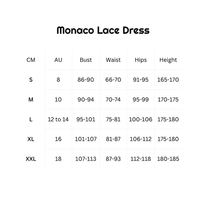 Monaco Lace Dress (Sample)