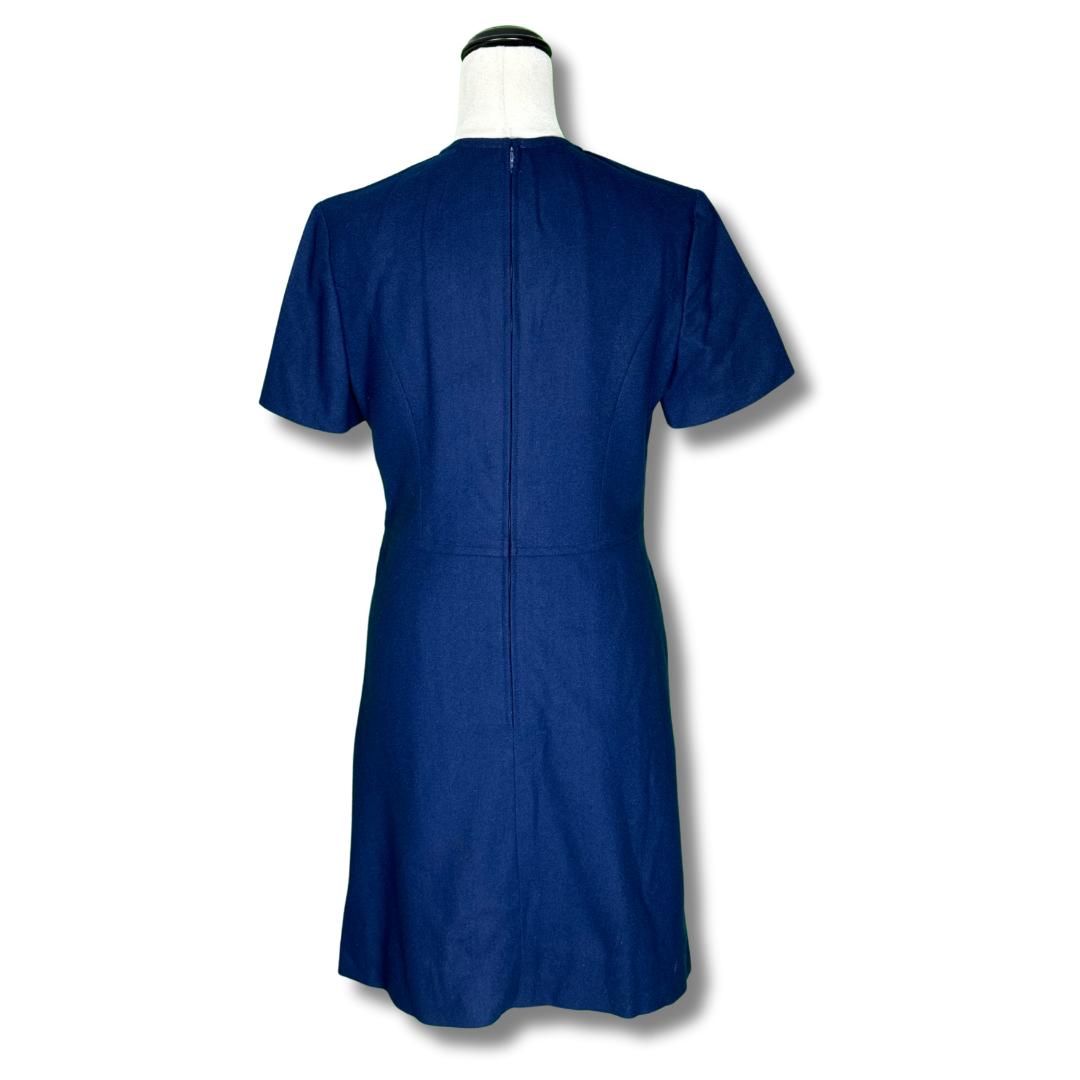 Pendeton 1960s Blue Mod Dress