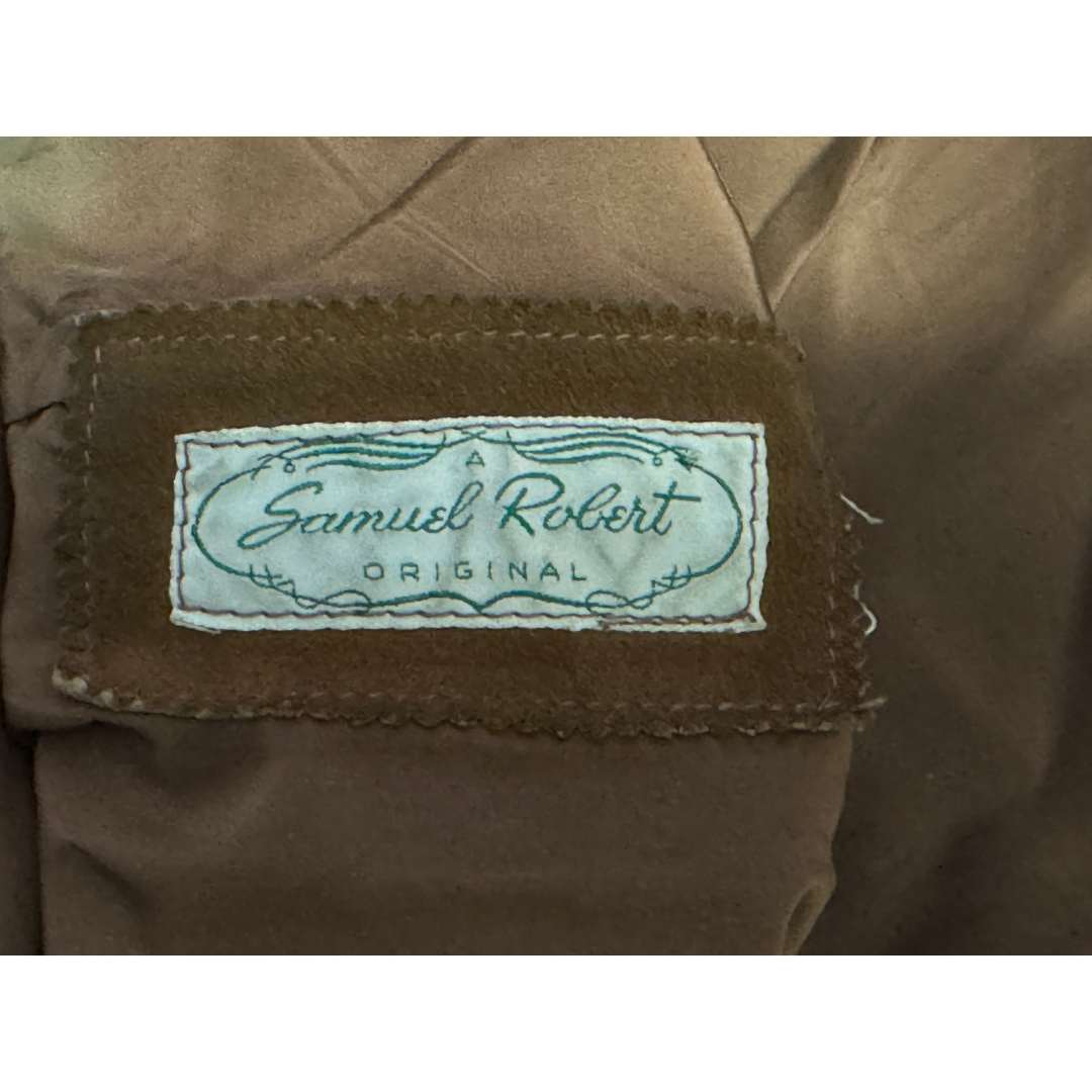 Samuel Robert Original Brown Suede 60s Swing Coat