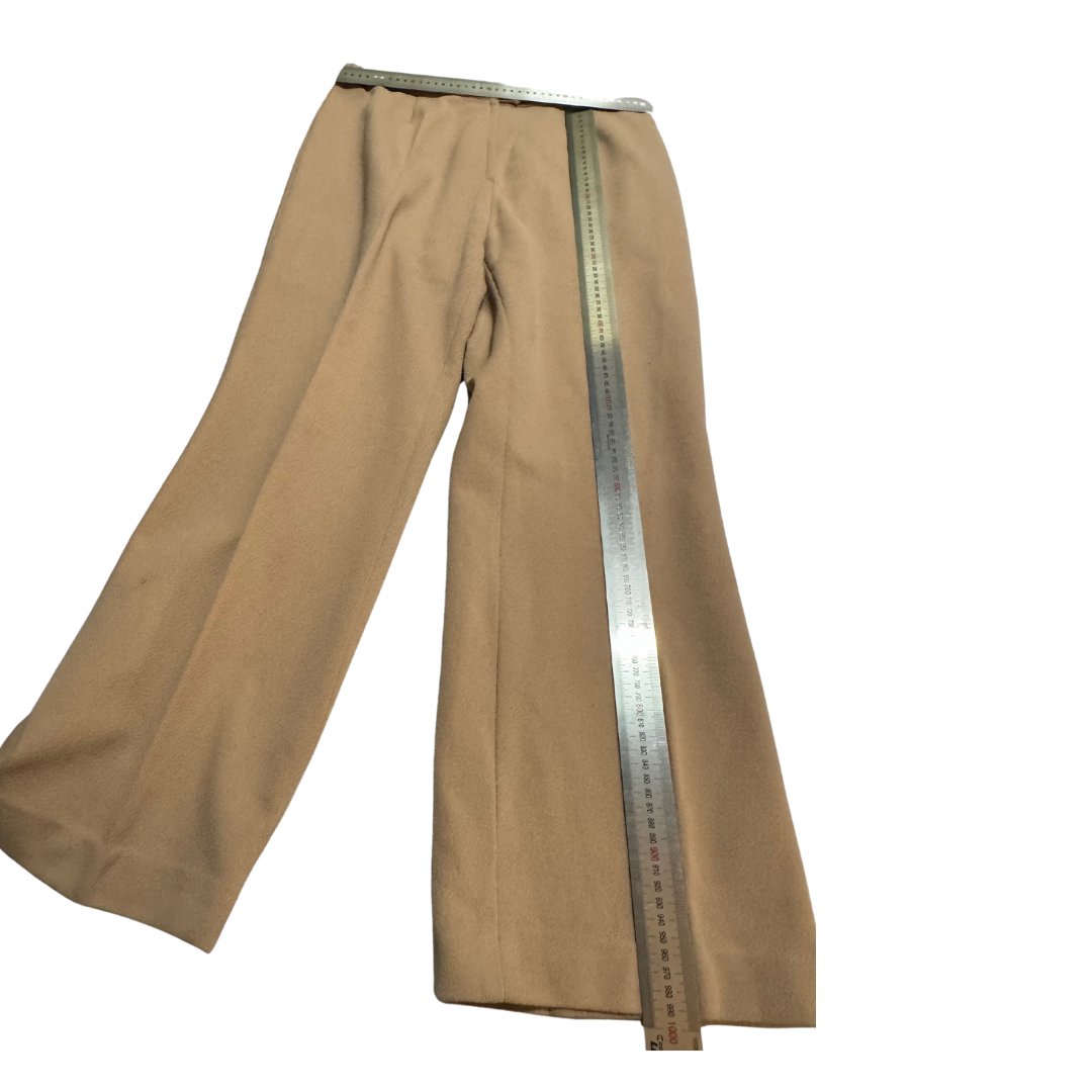 St Michaels Beige Crimplene Beige Trousers
