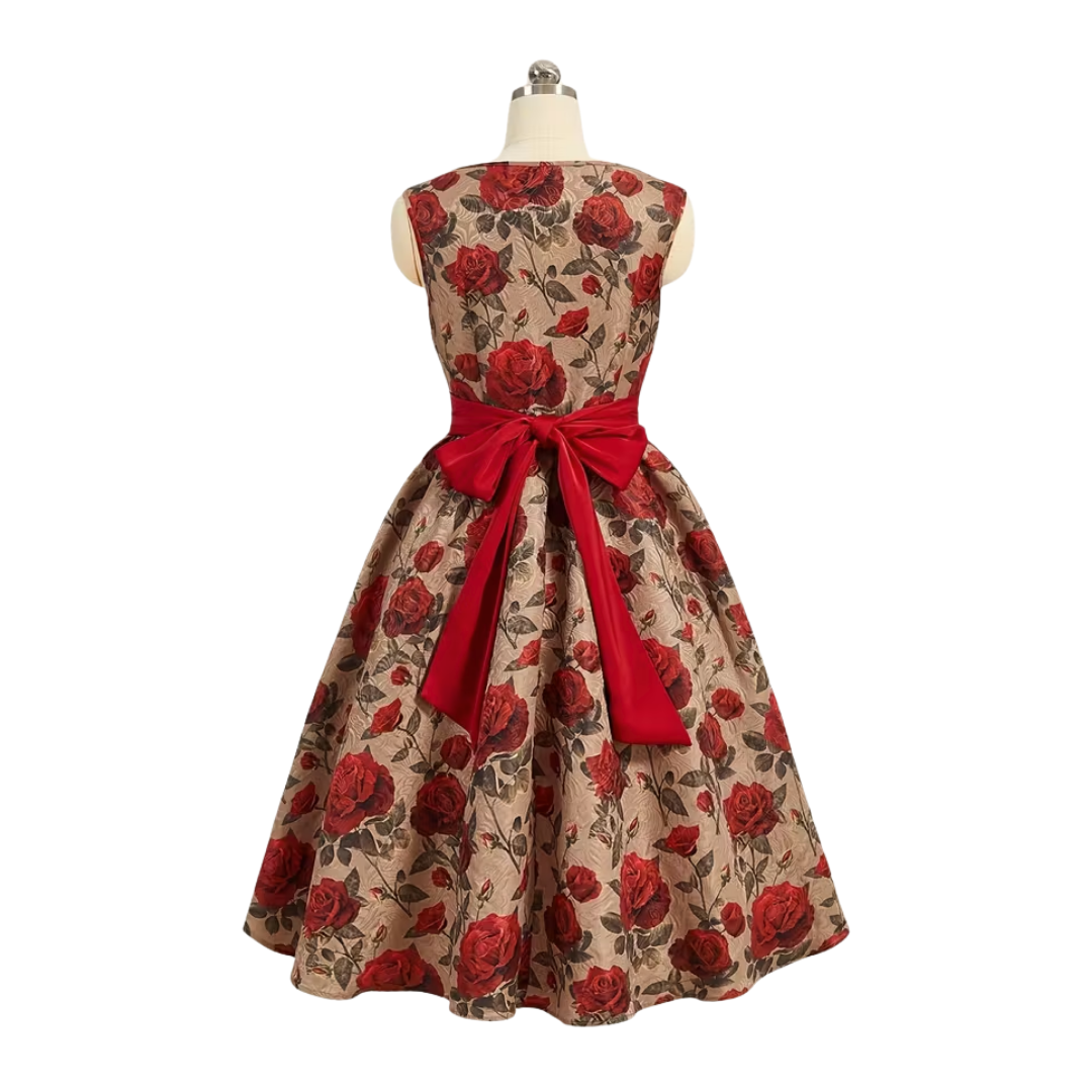 The Valentine Rose Dress (Sample)