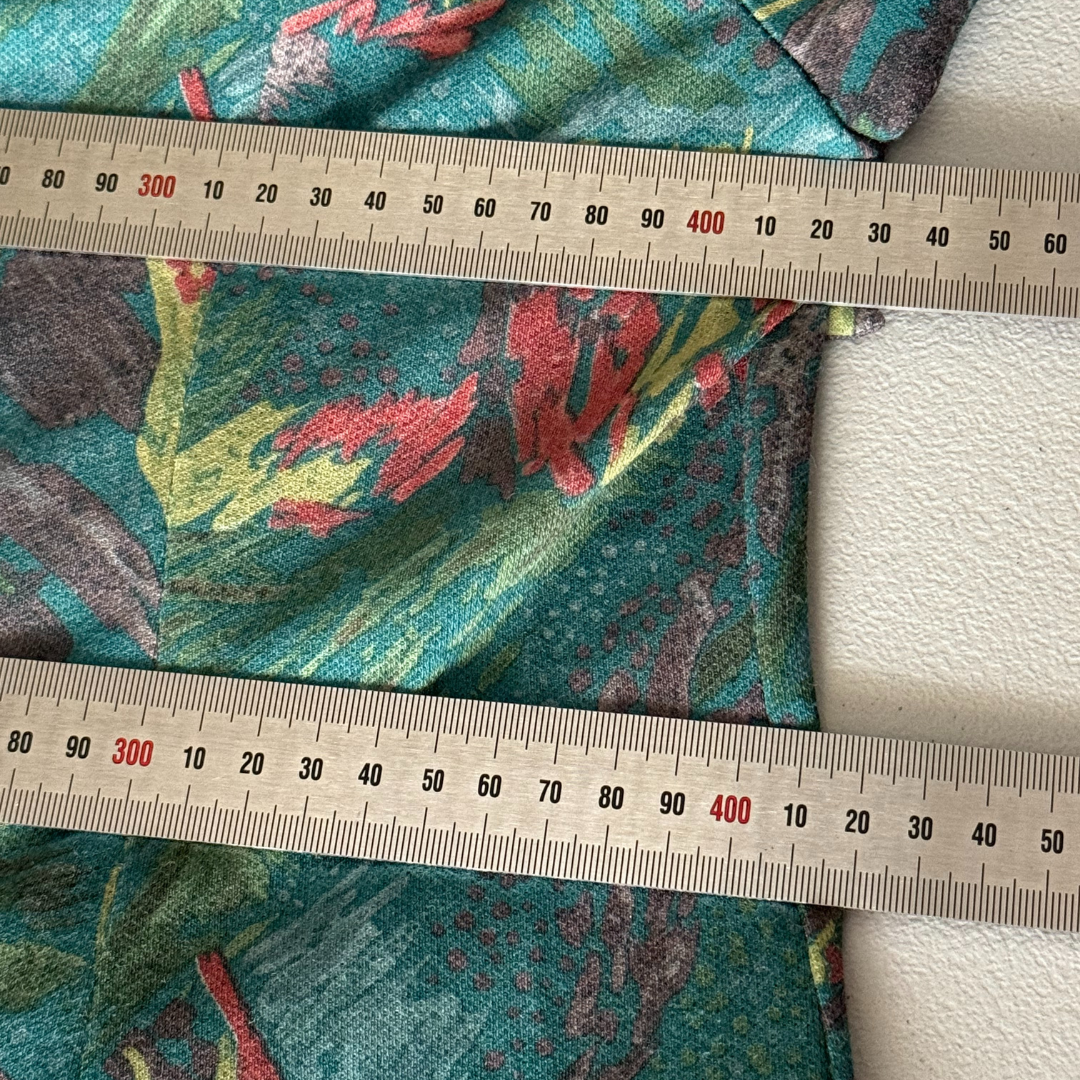 Vintage 1970s Abstract Print Dress