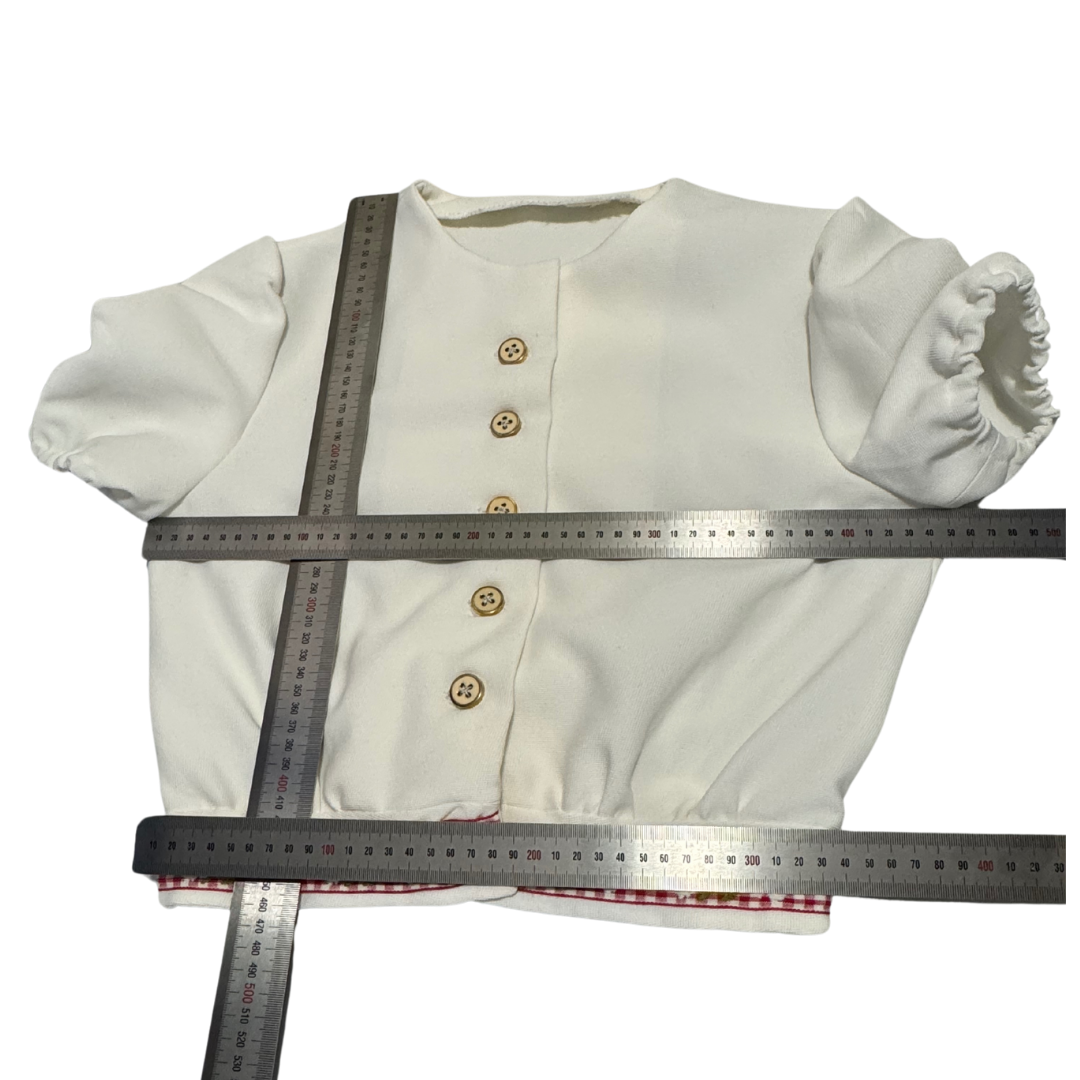 Vintage 1970s Handmade White Flared Jumpsuit & Jacket Set - UNBELIEVABLE