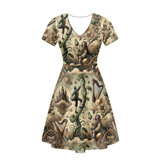 The Polly Dress in Beanstalk Babe