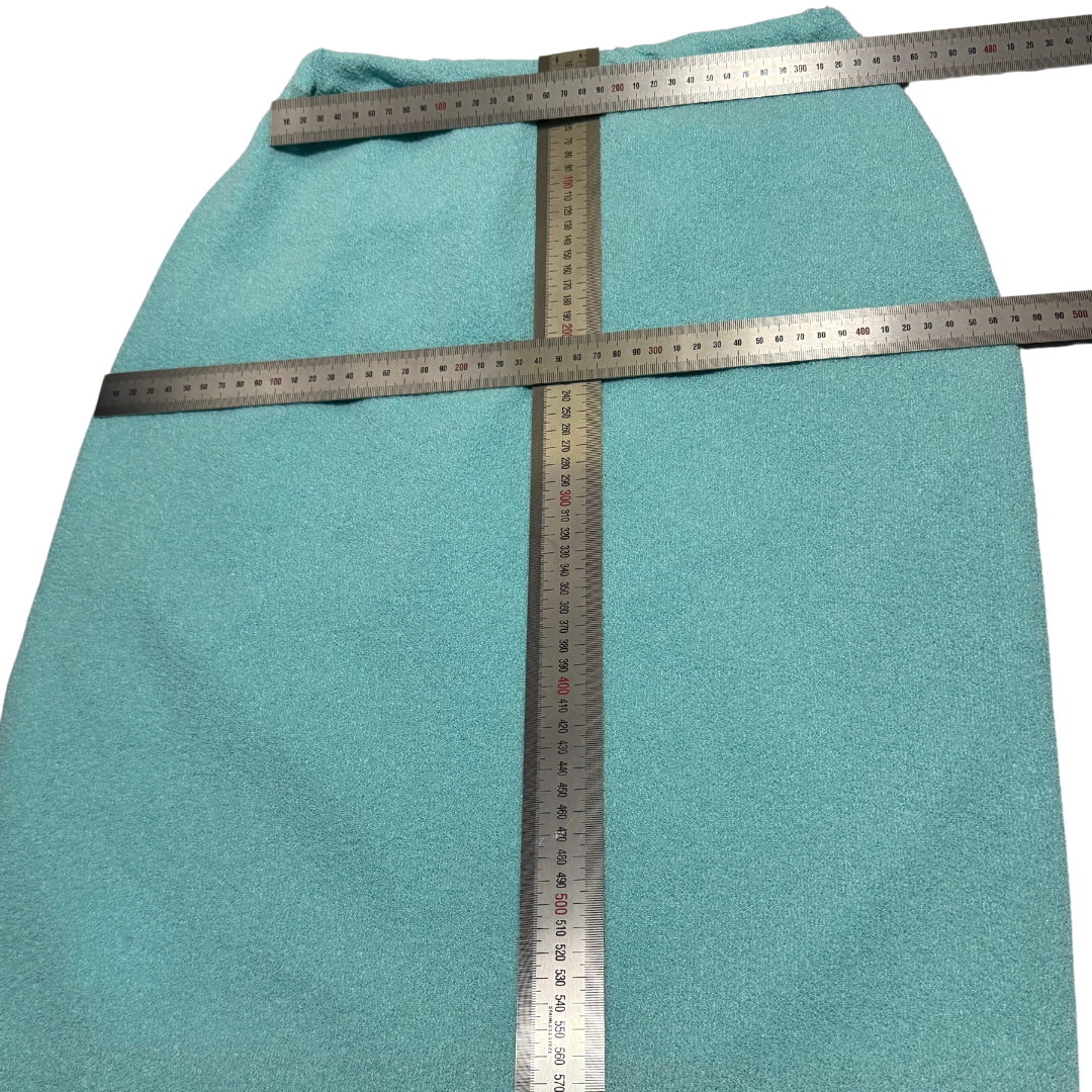 Talbott Traveler Vintage 1960s Knitted Aqua Suit