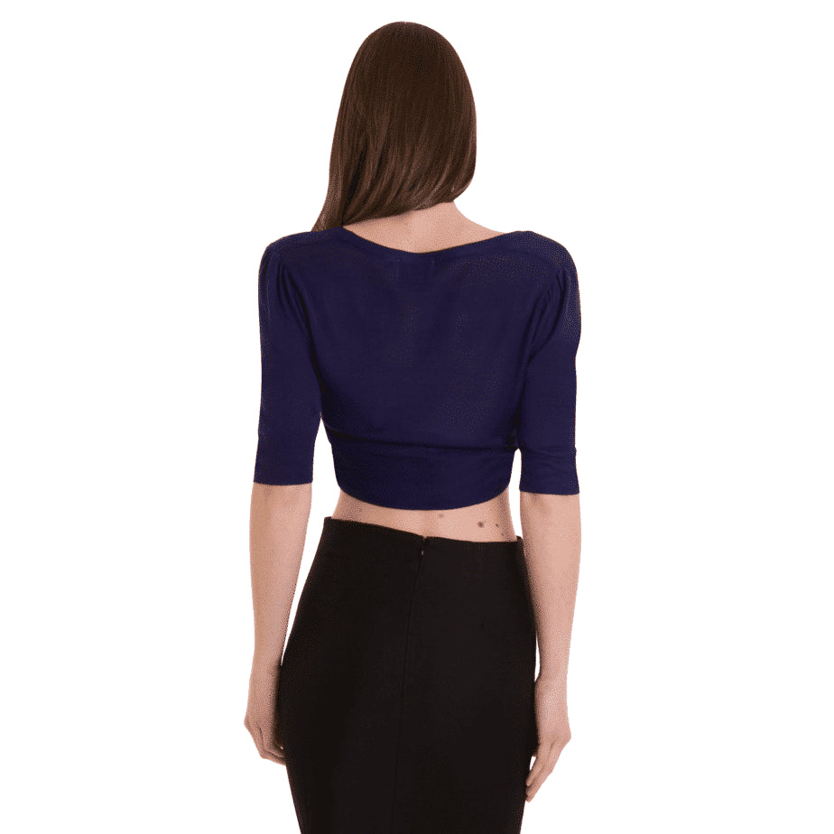 Bobby Basic Cardigan in Blue