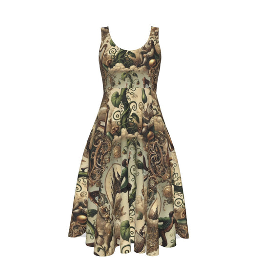The Bernice Dress in Beanstalk Babe