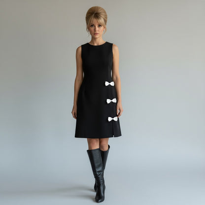 Audrey Bow Dress (Sample)