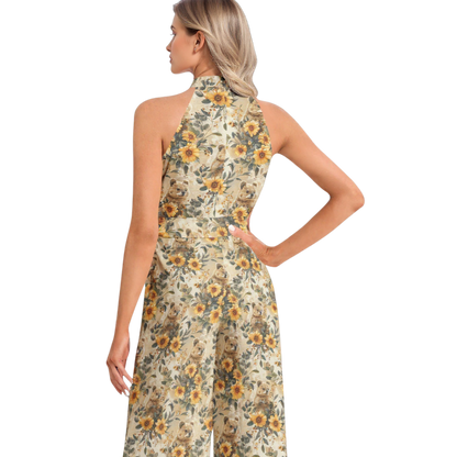 Ivy Jumpsuit in Sunny Quokka Print