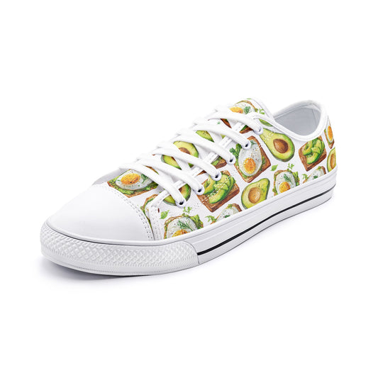 Frankie Sneakers in Avo Good Day in White