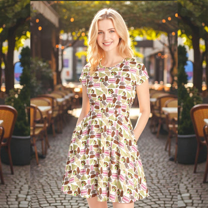 Clementine Day Dress in Bubble'o Bill and the Iced Vovo Brigade