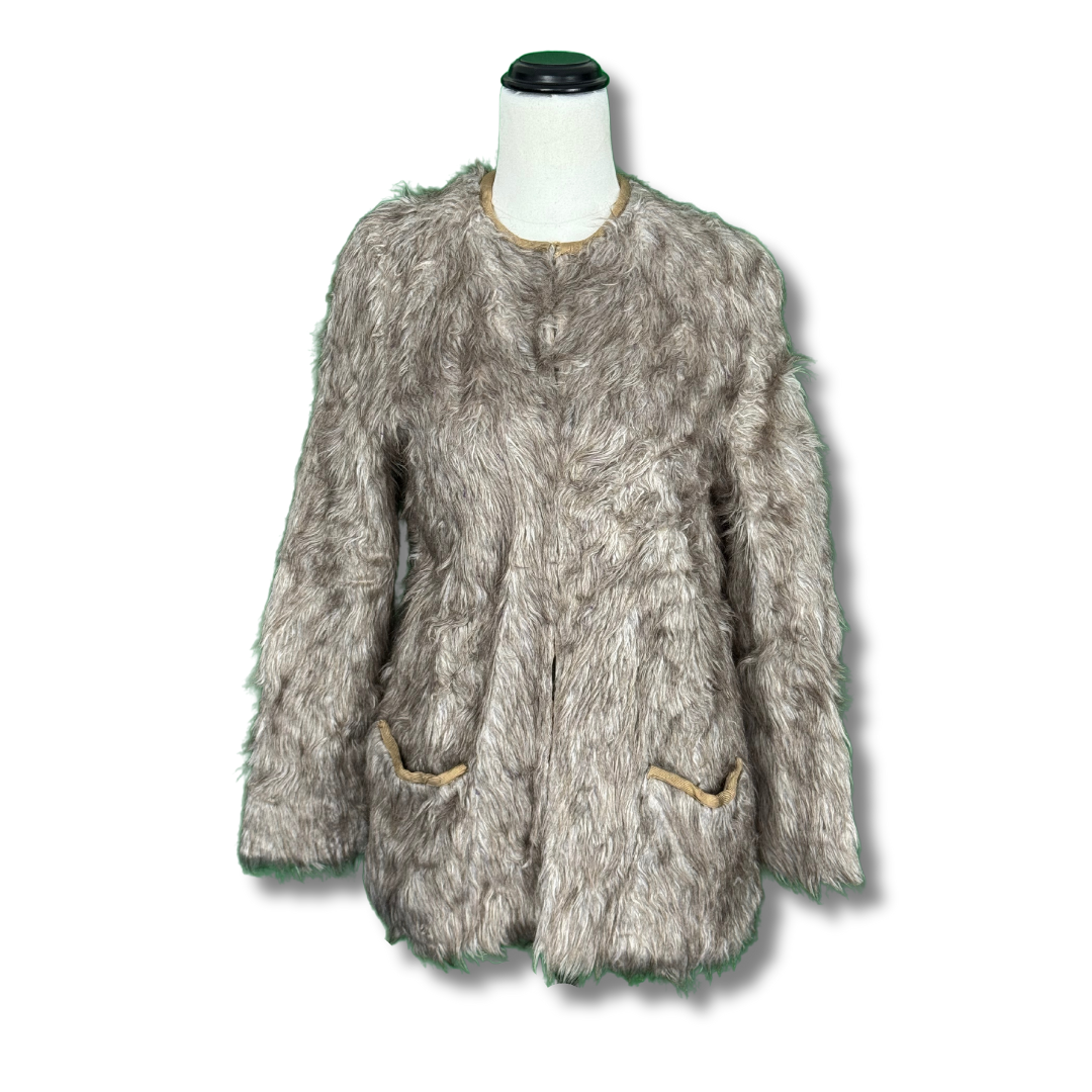Vintage 1960s Faux Fur Coat