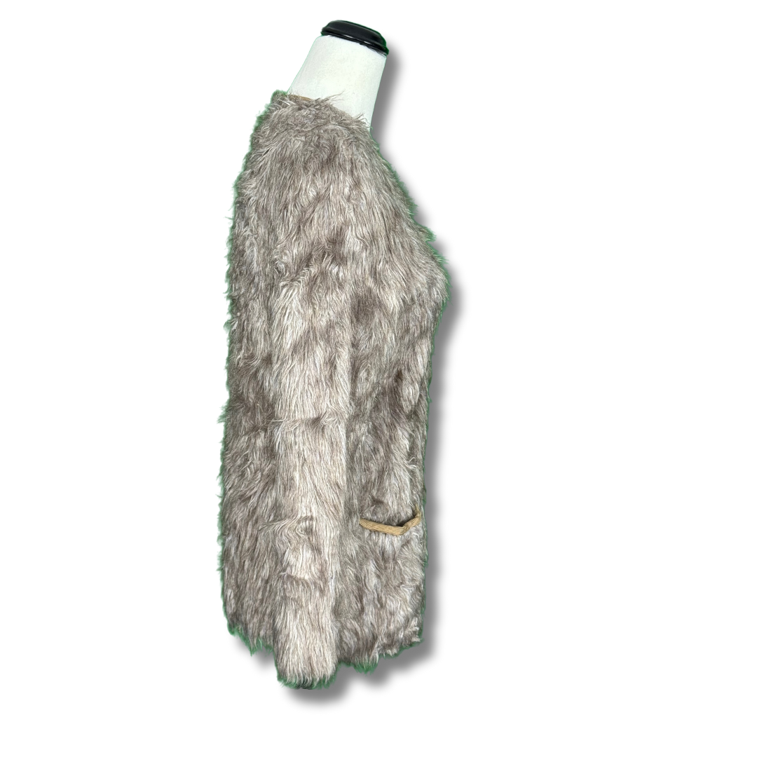 Vintage 1960s Faux Fur Coat