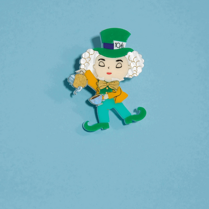 Daisy Jean Designs Mad Hatter Brooch