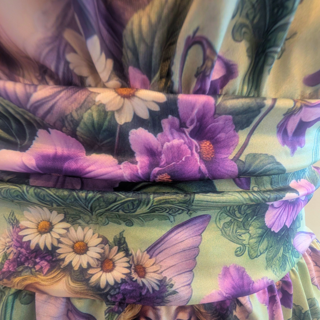 The Mirabella dress in Violet Moonhart