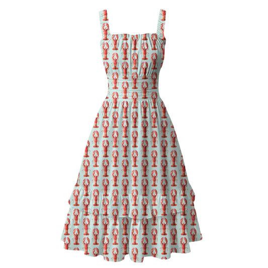 The Mirabella dress in Rock Lobster