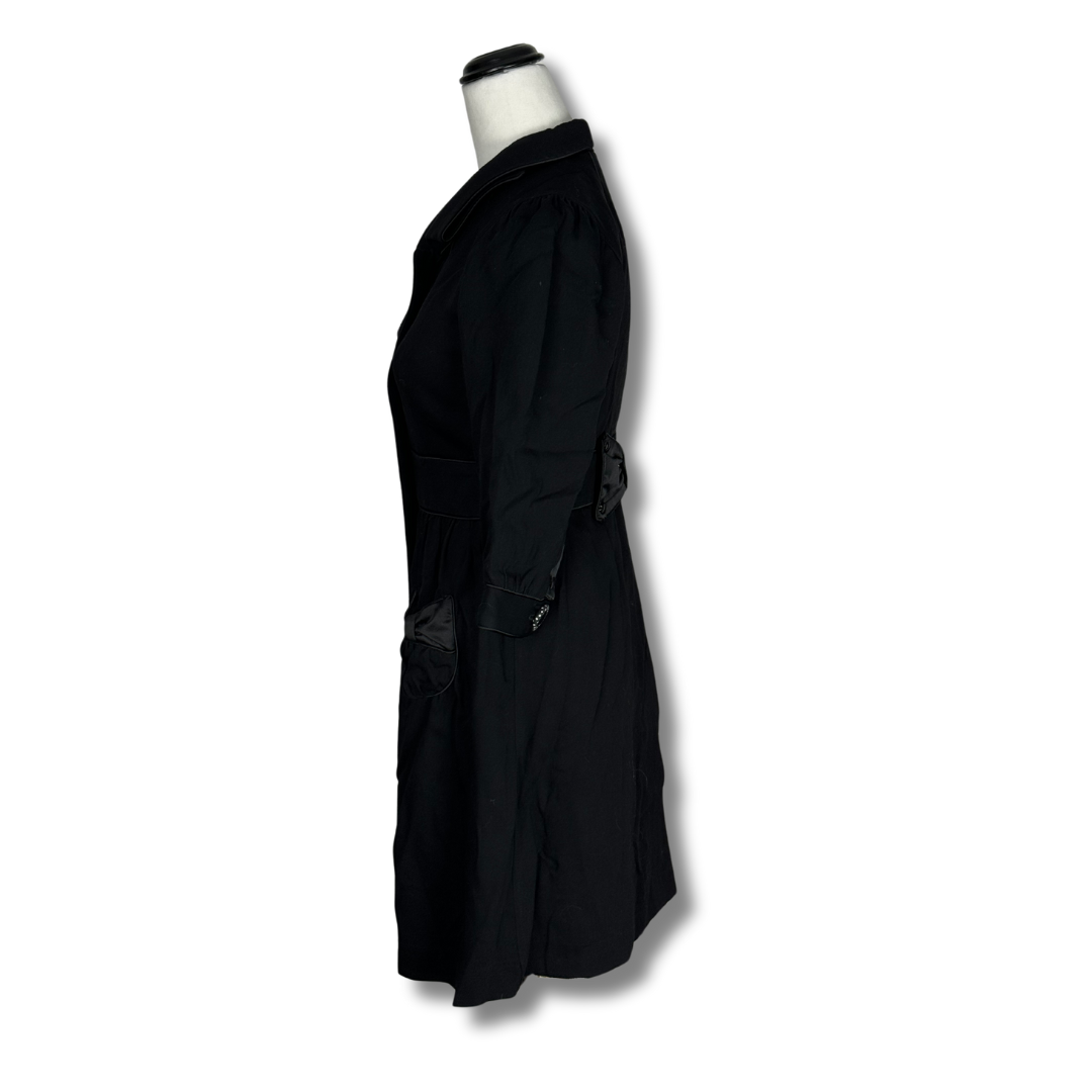 Alannah Hill 'Please Please Believe Me' Elegant Black Coat