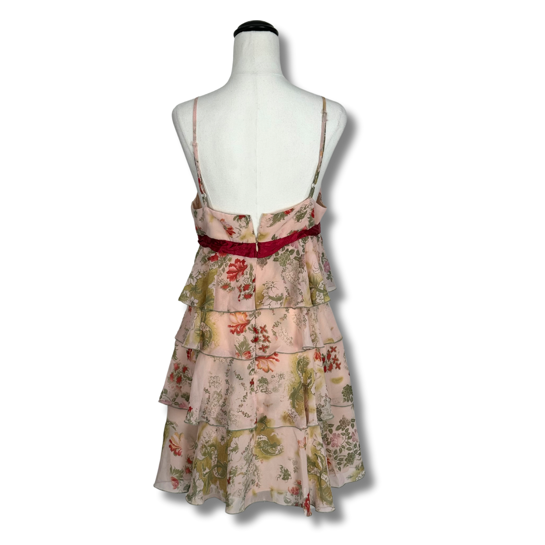Review Floral Tiered Dress