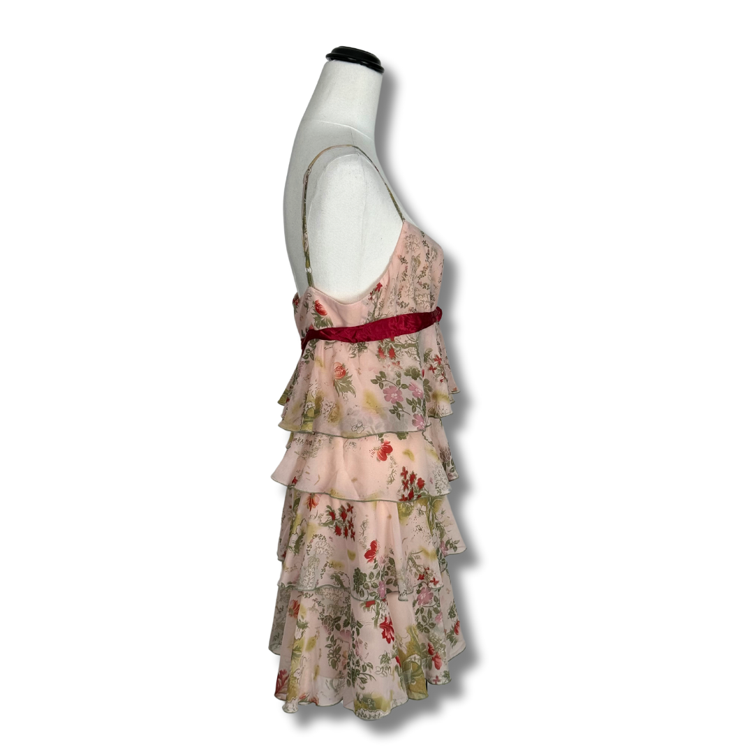 Review Floral Tiered Dress