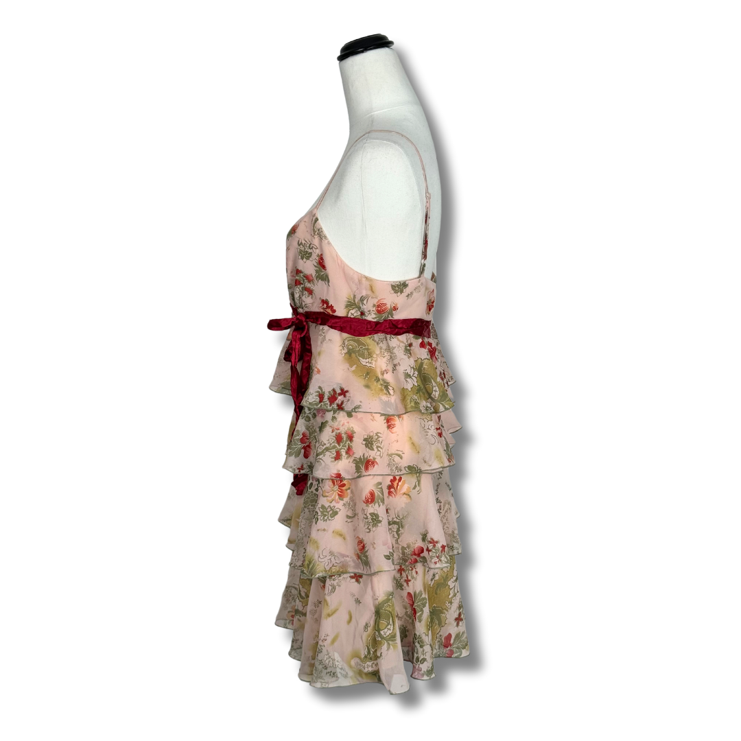 Review Floral Tiered Dress