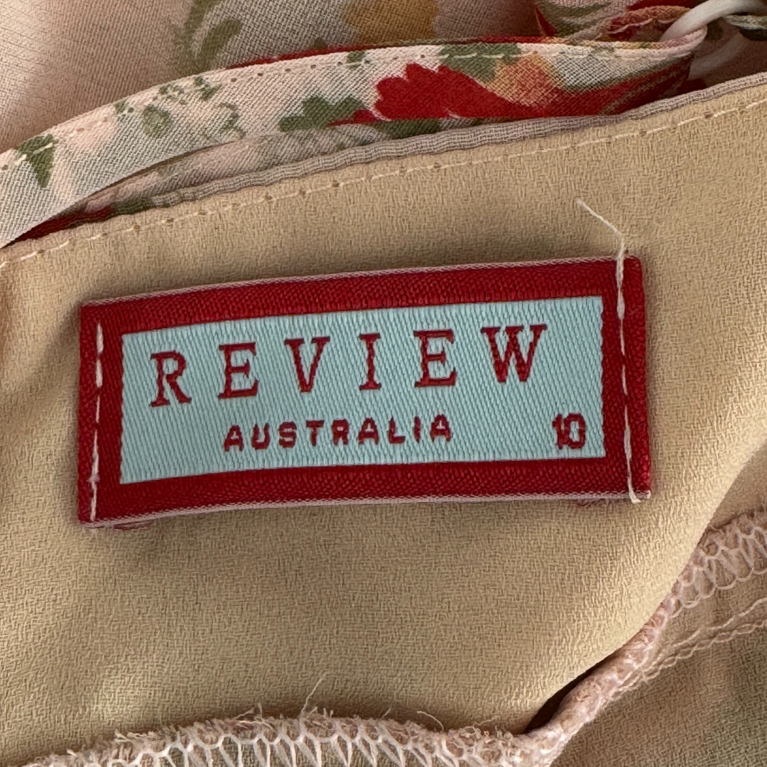 Review Floral Tiered Dress