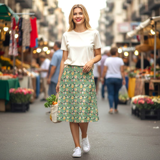 The Margot A-Line Skirt in Miso in love