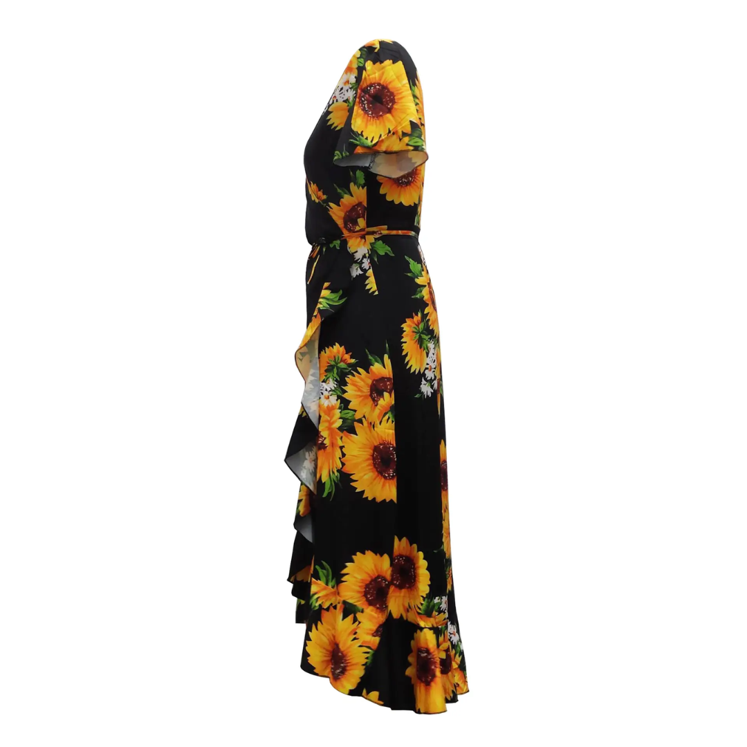 The Sunbeam Wrap Dress - end of April Delivery