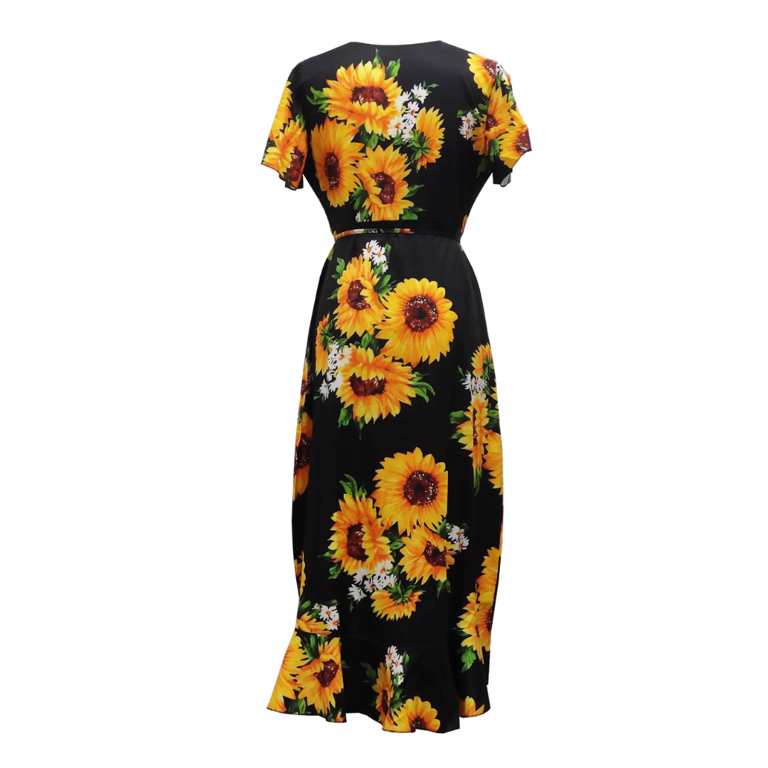 The Sunbeam Wrap Dress - end of April Delivery