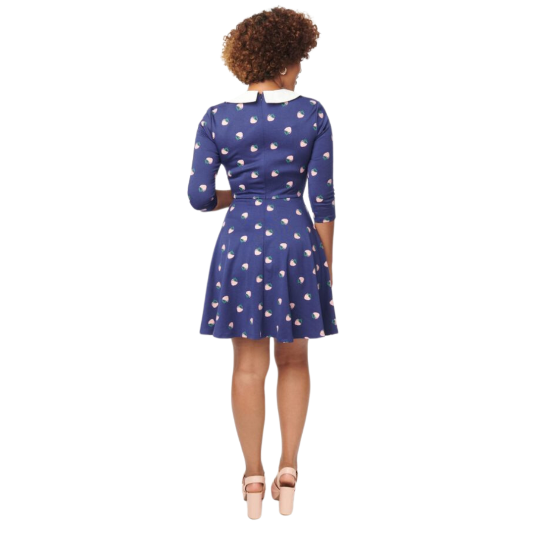 Unique Vintage Wednesday Dress in Strawberries